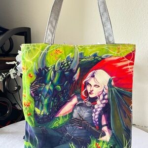 Fantasy Art Tote Bag - Multicolor